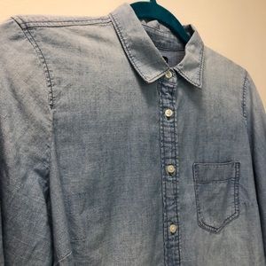 J. Crew long sleeve chambray shirt